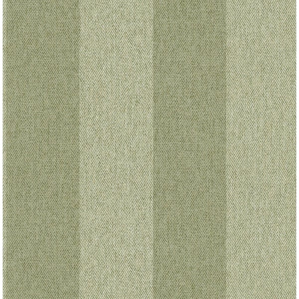 Fine Decor Finn Green Chevron Stripe Non-Pasted Wallpaper, 56.4 sq. ft.