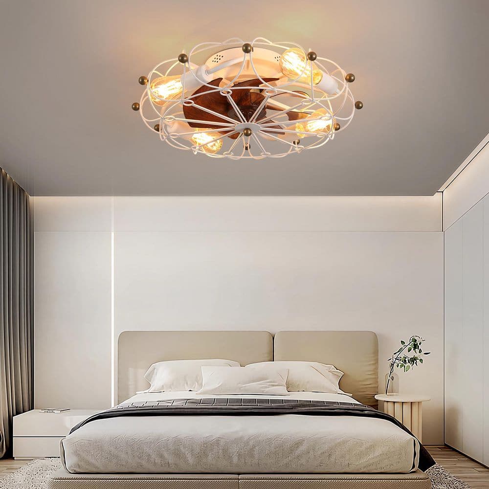20 in. Indoor White Flush Mount Standard Ceiling Fan price history on PriceWatchPro