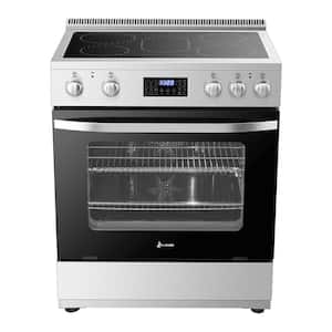 30 in. 5-Element Freestanding Electric Range with Air Fry, Rotisserie and Oven Convection