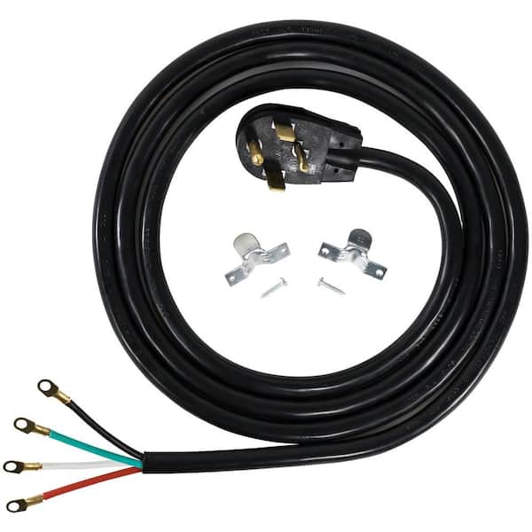 CERTIFIED APPLIANCE ACCESSORIES 10 ft. 10/4 4-Wire Closed-Eyelet 30-Amp Dryer Cord