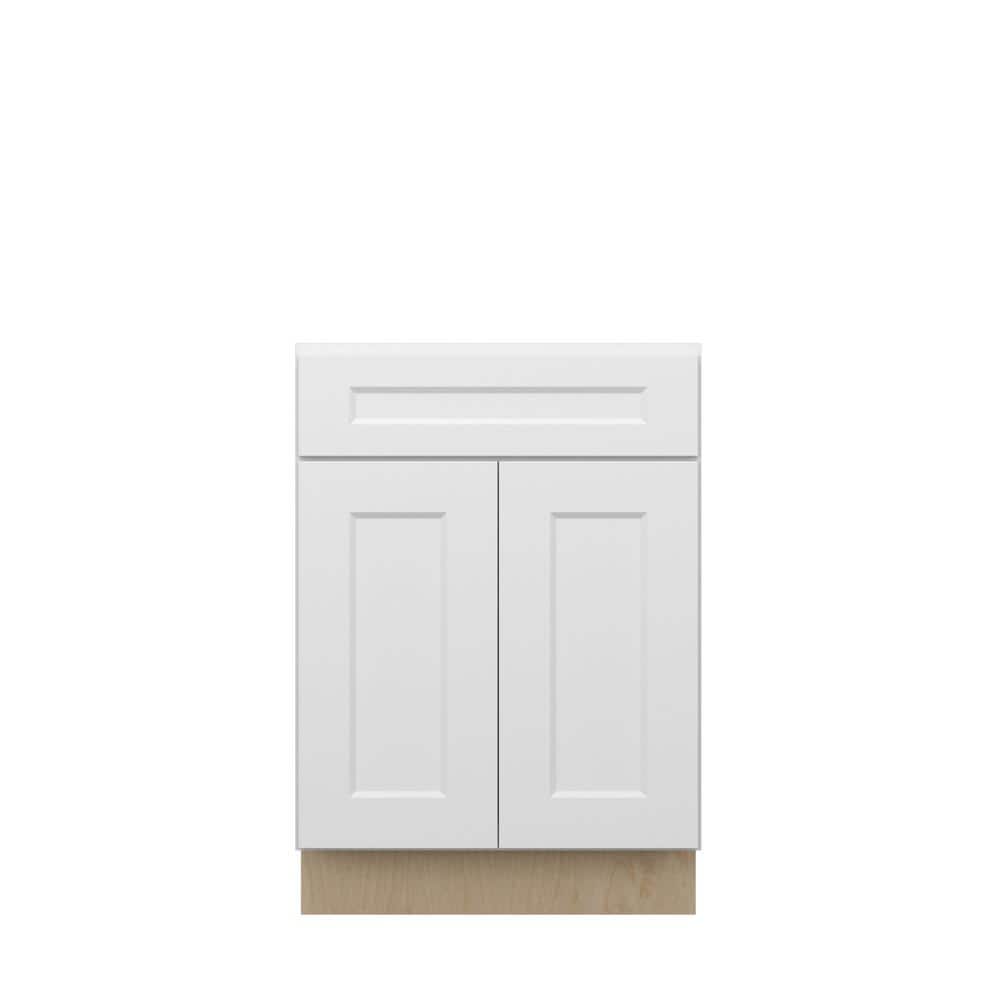 Norfolk Shaker 24 in. W x 34.5 in. H x 24 in. D in Painted White Plywood As