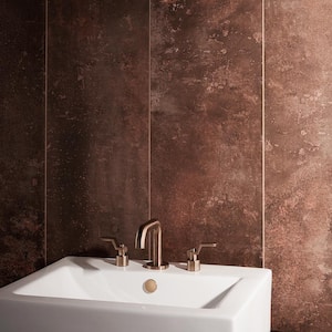 Voyager Polished 12 in. x 48 in. Copper Metal Look Porcelain Field Floor and Wall Tile (11.62 sq. ft. / Case)