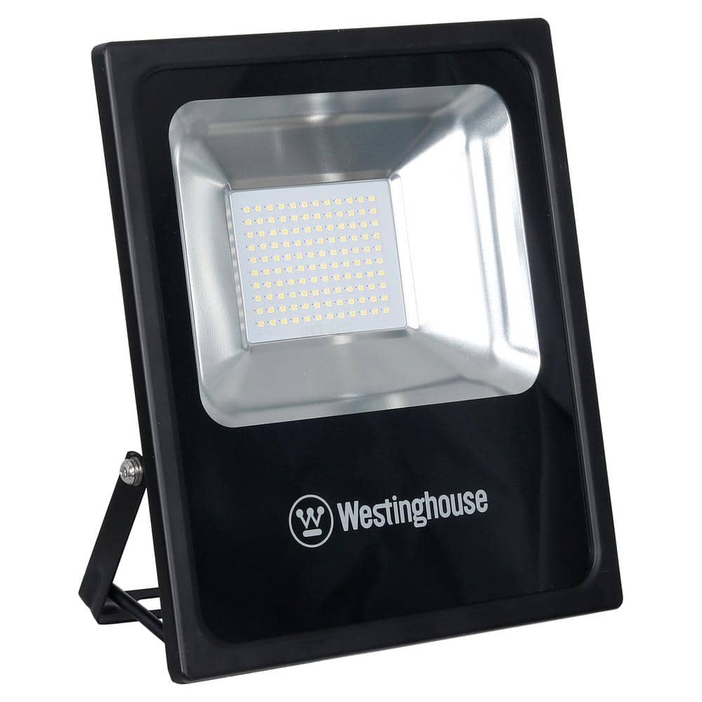 Westinghouse 10,000 Lumens 100-Watt Black LED Flood Light ...