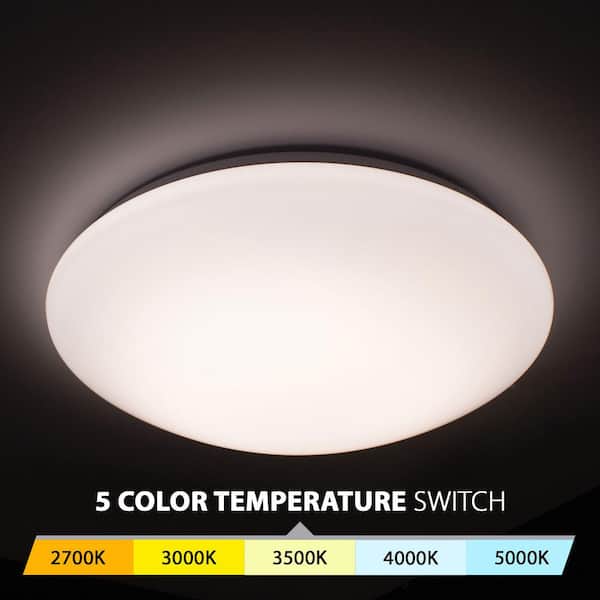 LGWC85011U LED壁灯 2700K WAC LIMITED Glo 11 in. 1-Light White Selectable LED Flush