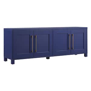 Chabot 68 in. Dark Blue TV Stand Fits TV's up to 75 in.