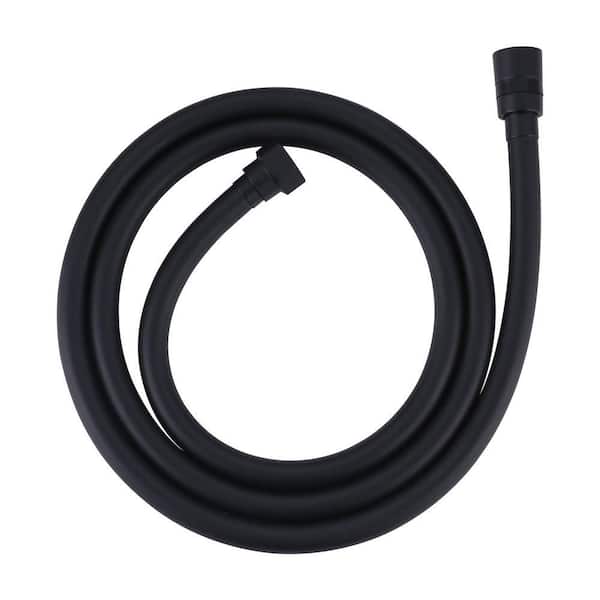 PVC 63 in. Shower Head Hose in Matte Black