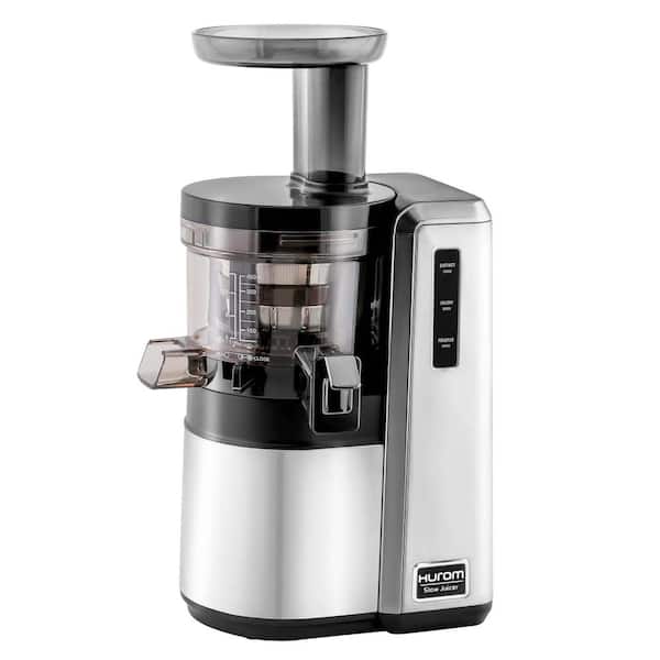botsen Droogte Vervagen Hurom HZ 16.9 fl. oz. Silver Slow Juicer with Slow Squeeze Technology  HZ-SBB17 - The Home Depot