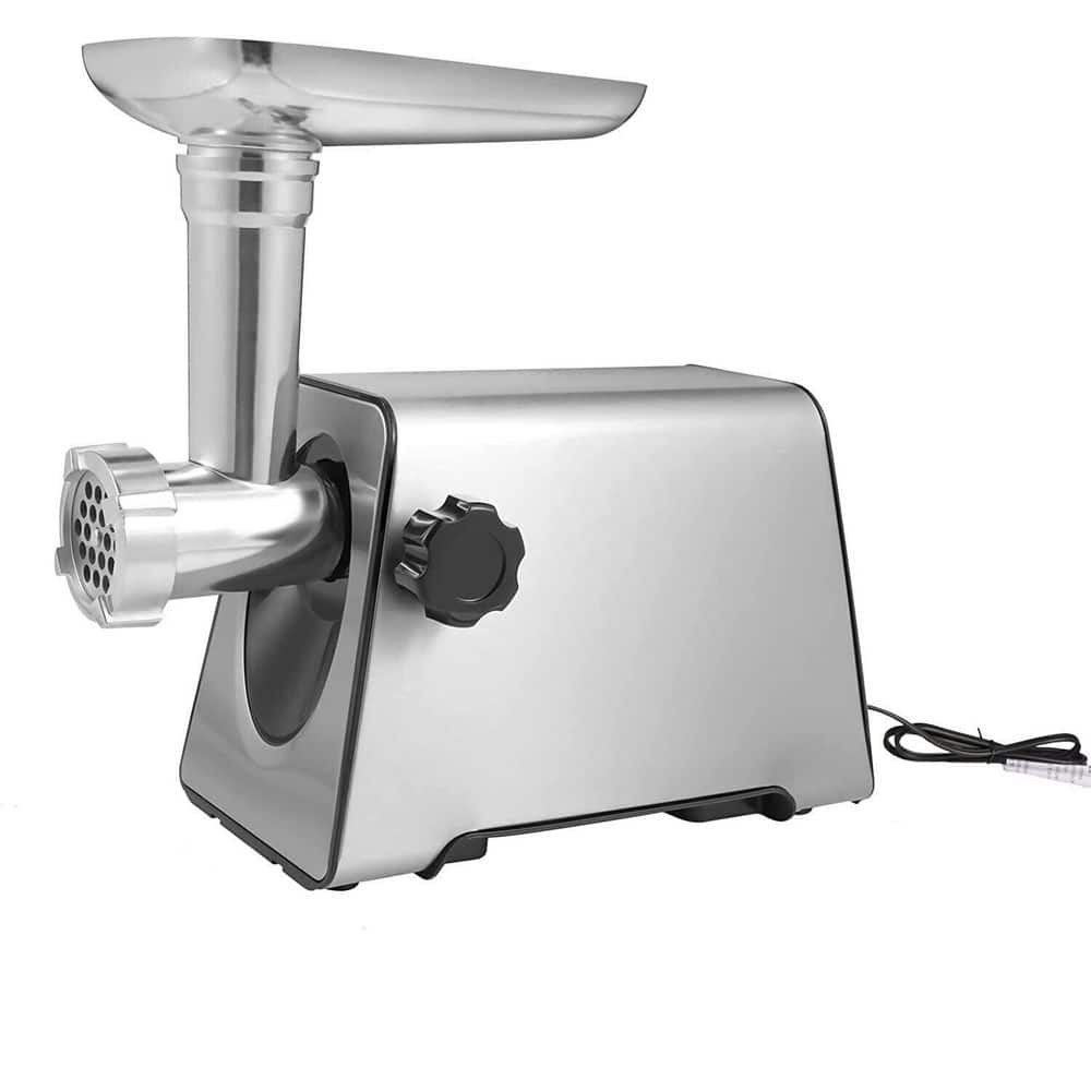 Electric Meat Grinder, Heavy Duty Meat Mincer, Food Grinder with Sausage  and Kubbe Kit, 3-Grinder Plates, White DHS0RA22091301 - The Home Depot