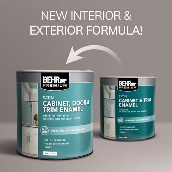 BEHR 1 qt. #N520-1 White Metal Interior Chalk Finish Paint 710004 - The  Home Depot