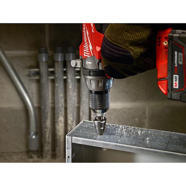 Milwaukee - 1/8 in. - 1/2 in. #1 Black Oxide Step Drill Bit (13-Steps)
