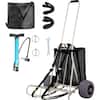 VEVOR Beach Carts for The Sand PVC Wheels Blade 14 in. x 14.7 in. Cargo  Deck 165 lbs. Loading Folding Sand Cart Garden Cart PHTSTCYCJZTP97FC2V0 -  The Home Depot