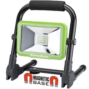 1200 Lumens Weatherproof Rechargeable Lithium-ion Foldable LED Work Light with Magnetic Stand and USB Charger