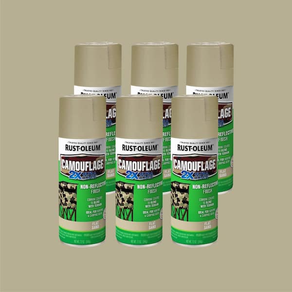 12 oz. Sand Camouflage Spray Paint (Case of 6)
