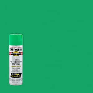 15 oz. High Performance Enamel Gloss Safety Green Spray Paint (6-Pack)