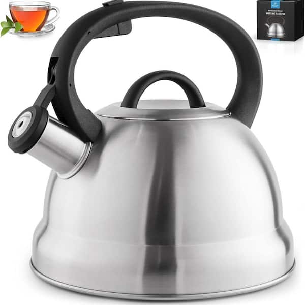 2.5L Whistling Kettle 304 Stainless Steel Large Teapot Boil Water