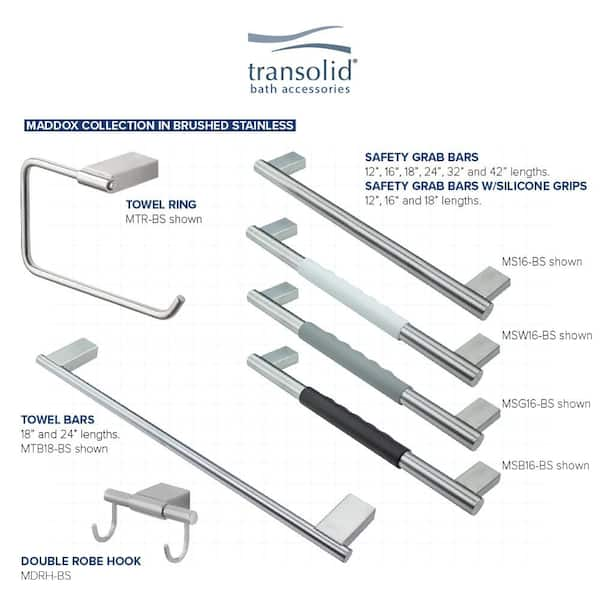 Transolid Drill / Screw Stainless Steel Shower Shelf