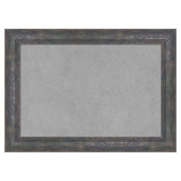 Amanti Art Angled Metallic Rainbow 21 in. x 15 in. Framed Magnetic Board