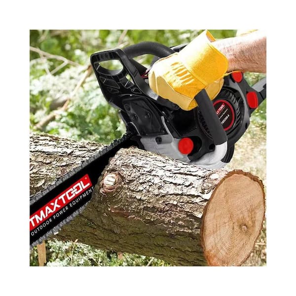 Huluwat Black 62cc Powerful 20 in. Gas Chainsaw with 2 Stroke for