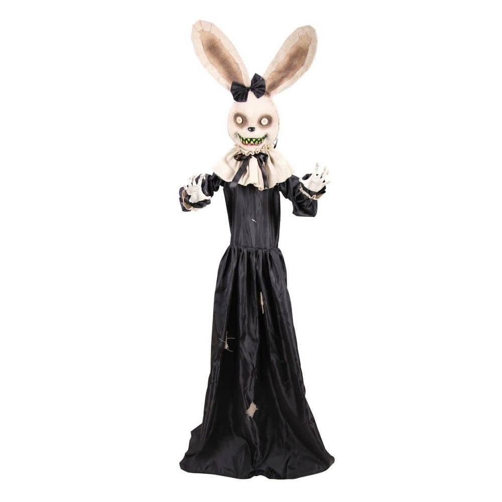 5.6 ft. Animated LED Black Standing Rabbit Halloween Animatronic price history on PriceWatchPro