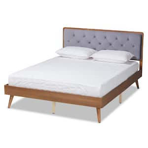 Baxton Studio Brooklyn Gray King Platform Bed 28862 7540 HD The