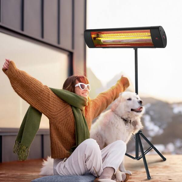 SVOPES Infrared Heater, 1500-Watt Electric with Remote Control