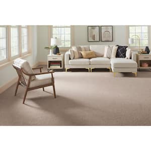 Cleoford Salutation Brown 47 oz. Triexta Texture Installed Carpet