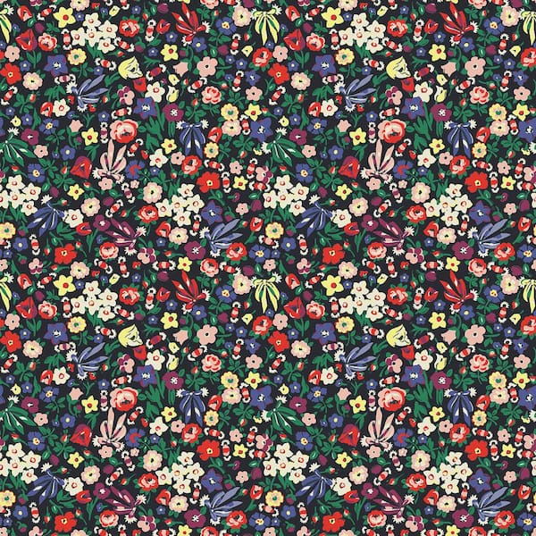 Unbranded Harmony Ditsy Night Black Wallpaper Sample