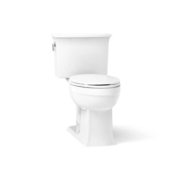 Archer 12 in. Rough In 2-Piece 1.28 GPF Single Flush Elongated Toilet in White Seat Not Included