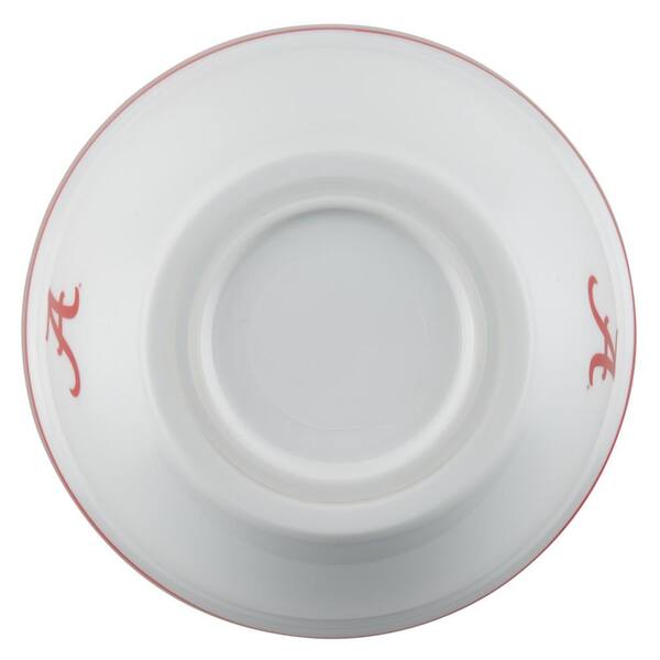 College Kitchen Collection Alabama Party Bowls Set 4 Piece Crimson Red 47677 The Home Depot