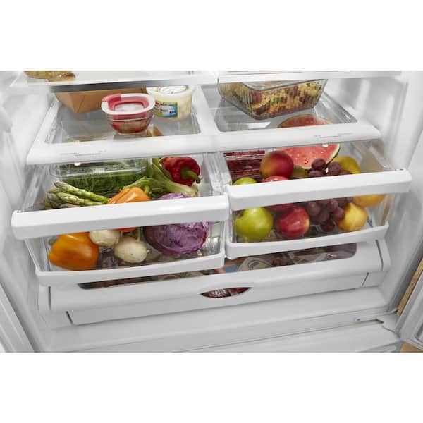 Whirlpool French Door Fridge (WRFF5333PZ) - Fingerprint Resistant Stainless Steel Whirlpool French Door Fridge (WRFF5333PZ) - Fingerprint Resistant Stainless Steel