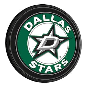 Dallas Stars: Round Slimline Lighted Wall Sign 18"L X 18"W 2.5"D