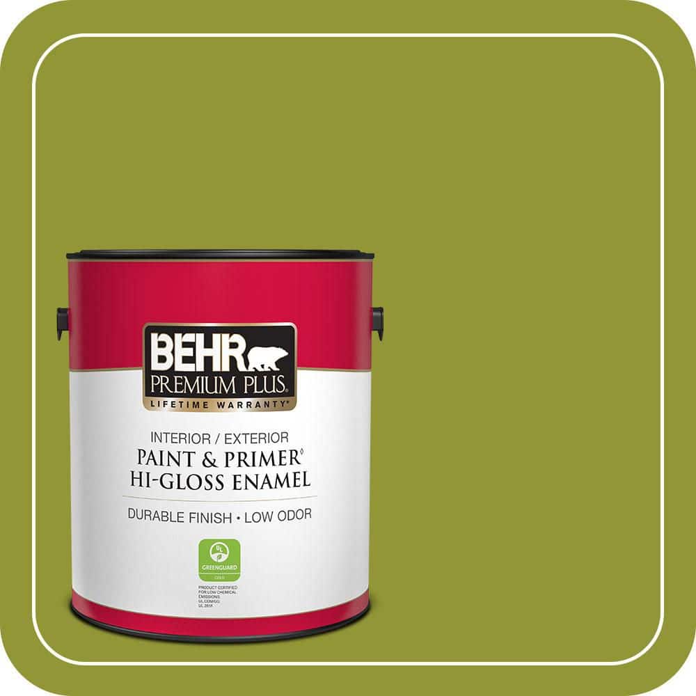 1 gal. #S-H-410 Appletini Hi-Gloss Enamel Interior/Exterior Paint & Primer price history on PriceWatchPro