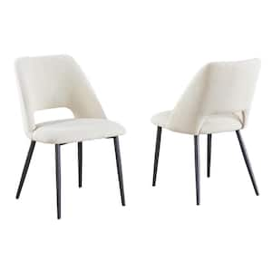 Beige chair with black legs hot sale