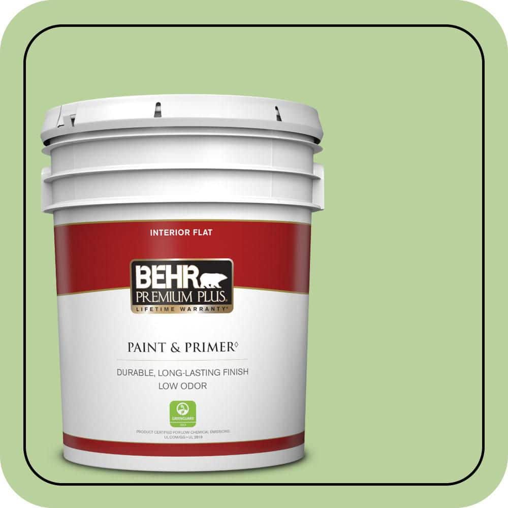 5 gal. #P380-4 Four Leaf Clover Flat Low Odor Interior Paint & Primer price history on PriceWatchPro