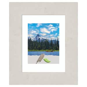 Rustic Plank White Picture Frame Opening Size 11 x 14 in. (Matted To 8 x 10 in.)