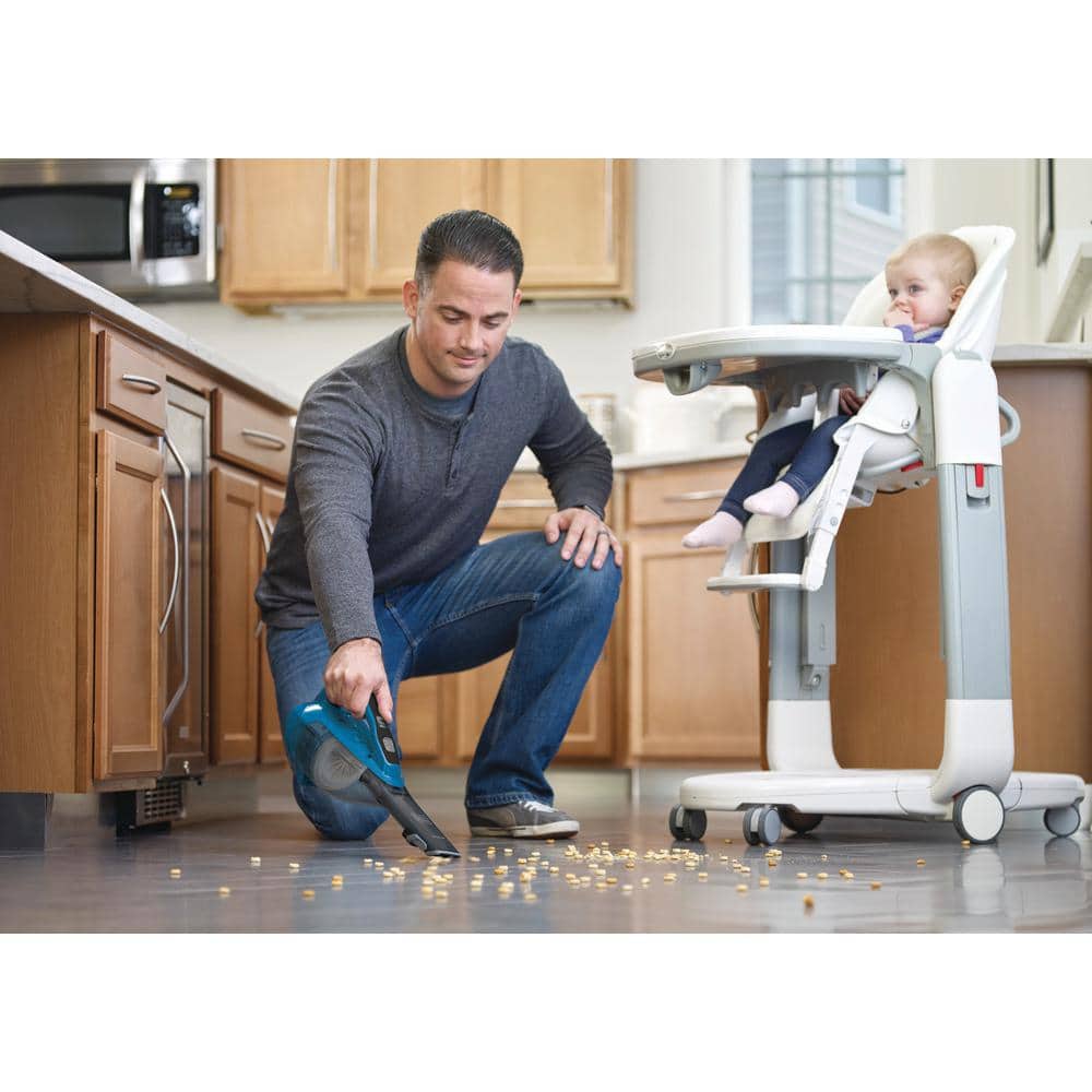 Deep Ocean Blue Cordless Handheld Vacuum with Lithium Battery