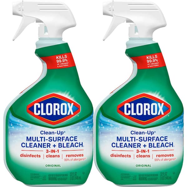 Clorox Clean-Up 32 oz. Original Scent All-Purpose Cleaner with Bleach Spray (2-Pack)
