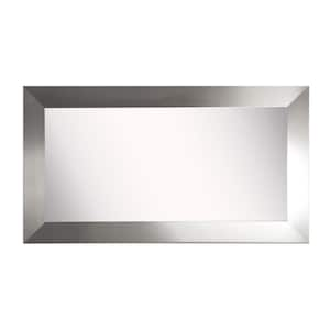 Oversized Rectangle Silver Modern Mirror (72 in. H x 39 in. W)