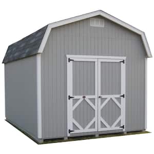 Classic Gambrel 10 ft. W x 10 ft. D Wood Shed Precut Kit with 6 ft. Sidewalls without Floor (100 sq. ft.)