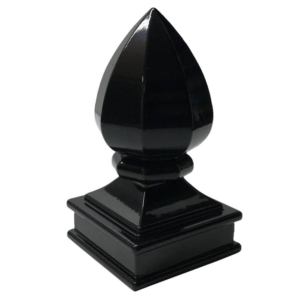 "2"" x 2"" Aluminium Pineapple Top Post Cap for Metal Posts – Pressure Fit – Powder-Coated Black (1 Pack)" price history on PriceWatchPro