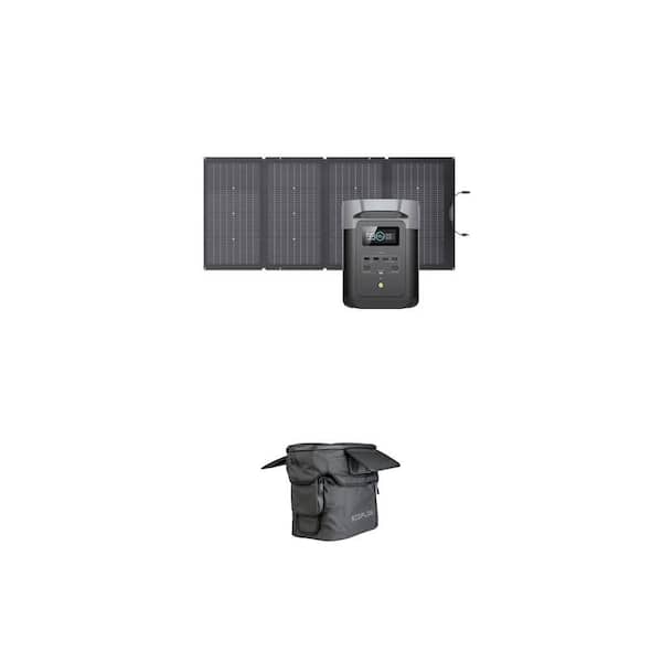 EcoFlow DELTA 2 Solar Generator (1800W Output/2700W Peak) with