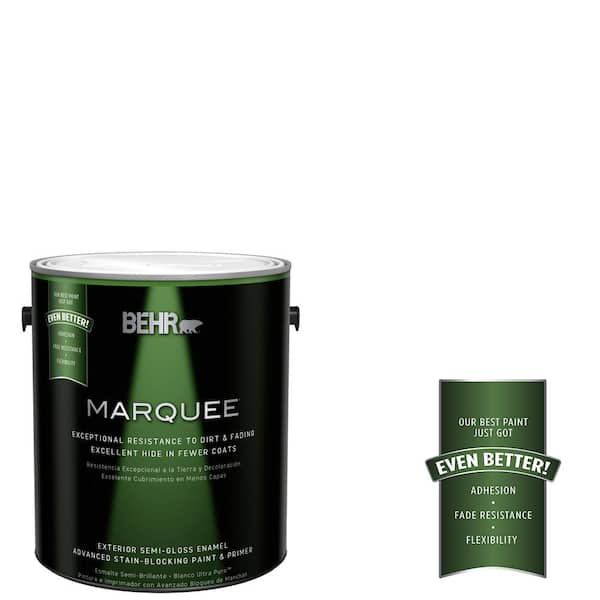 BEHR MARQUEE 1 gal. Medium Base Semi-Gloss Exterior Paint & Primer