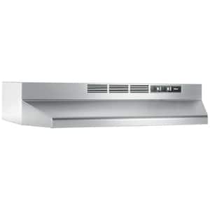 RL6200 Series 24 in. Ductless Under Cabinet Range Hood with Light in Stainless Steel