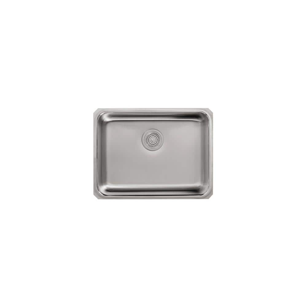 Extra-Large Stainless Steel Undermount Single-Bowl Kitchen Sink