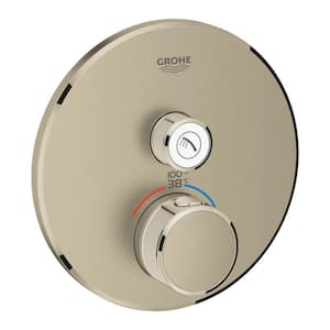 Grohtherm Smart Control Single Function Thermostatic Trim with Control Module in Brushed Nickel (Valve Not Included)