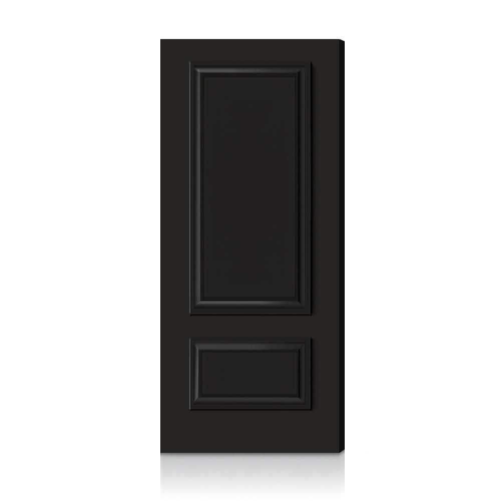 Palazzo 2 Panel 24 in. x 92 in. Black Hollow Core Composite Interior Door Slab price history on PriceWatchPro