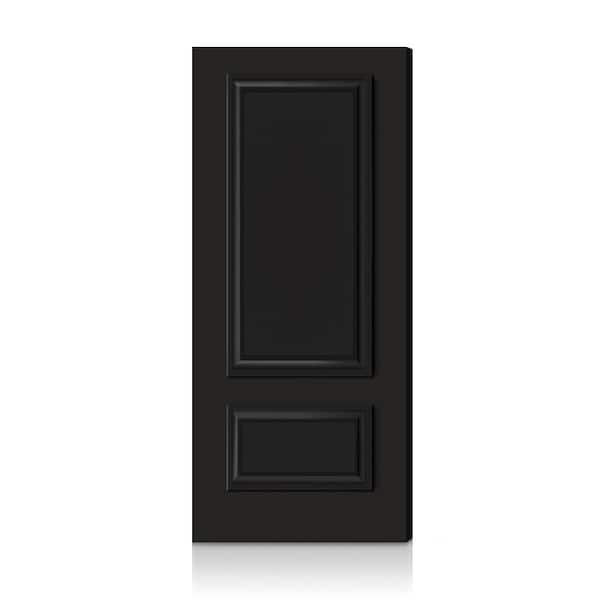 CALHOME Palazzo 2 Panel 24 in. x 96 in. Black Hollow Core CALHOME Palazzo 2 Panel 24 in. x 96 in. Black Hollow Core