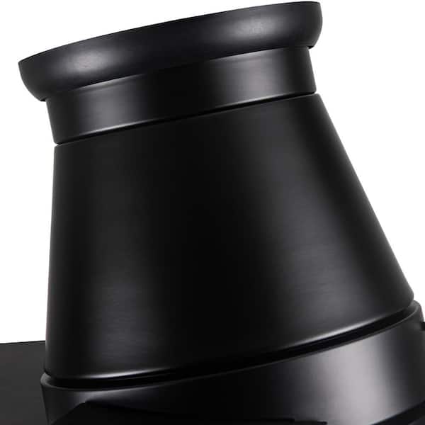 Jushua 48 in. Indoor Black Lowe Profile Ceiling Fan with Light FJ