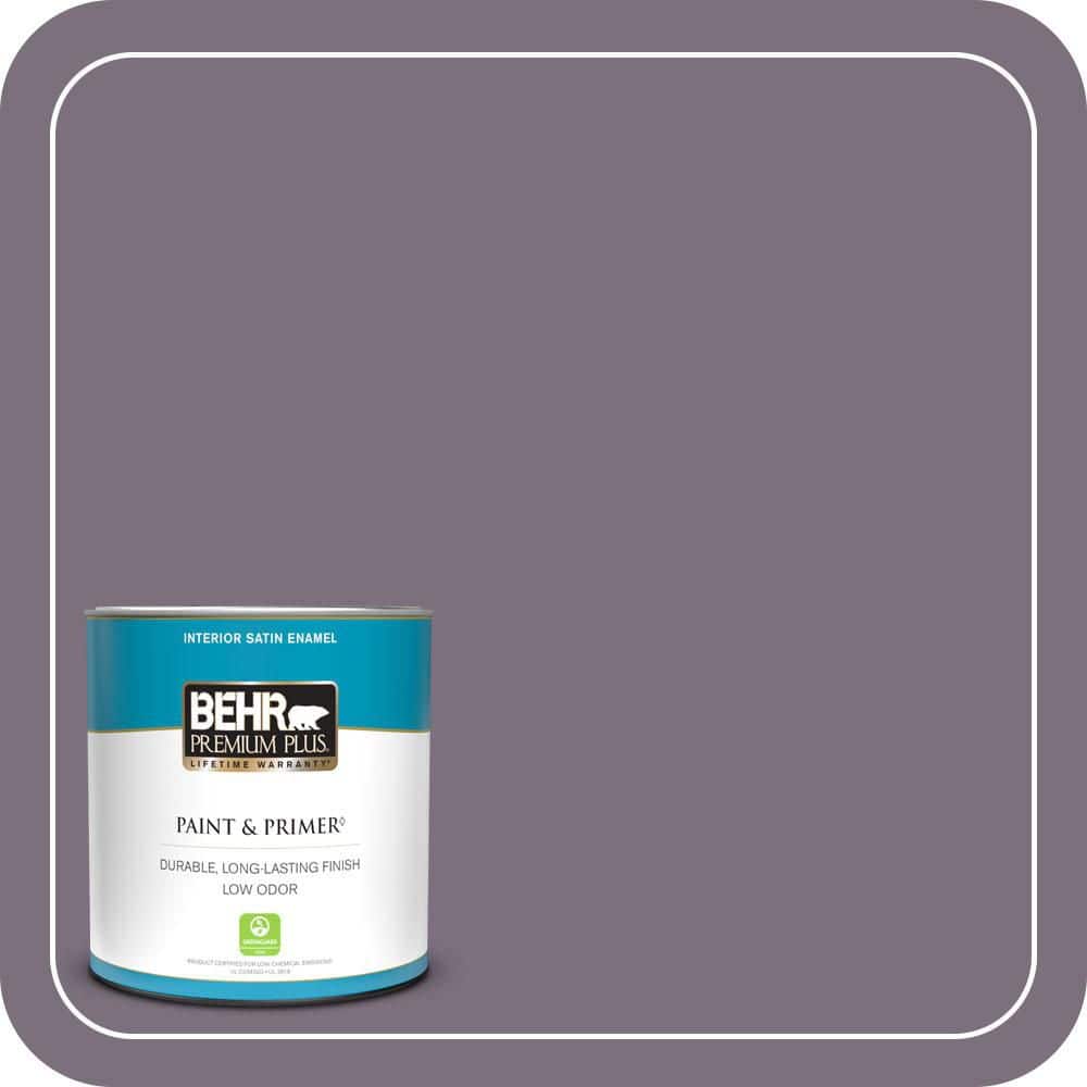 1 qt. #PPU17-17 Plum Shadow Satin Enamel Low Odor Interior Paint & Primer price history on PriceWatchPro