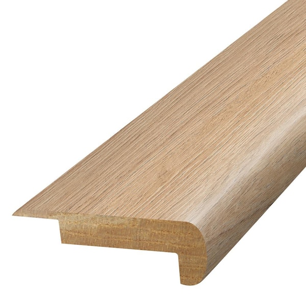 PERFORMANCE ACCESSORIES Chatham  0.75 in. T x 2.37 in. W x 78.7 in. L Textured Wood Look Laminate Moulding/Trim Stair Nose Molding